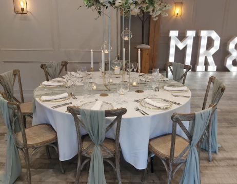 Flossie’s Weddings & Occasions Tarporley Luxury Wedding Venue Styling & Prop Hire