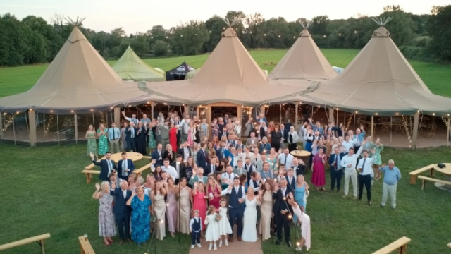 Swanley Meadows Congleton Outdoors Cheshire Tipi Wedding Venue