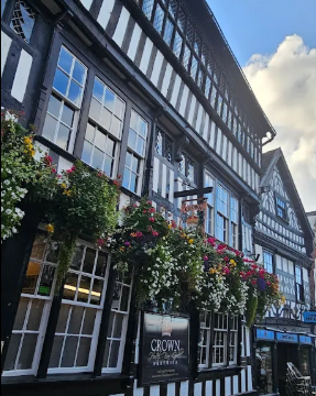 The Crown Hotel Nantwich Historic Cheshire Tudor Hotel Wedding Venue