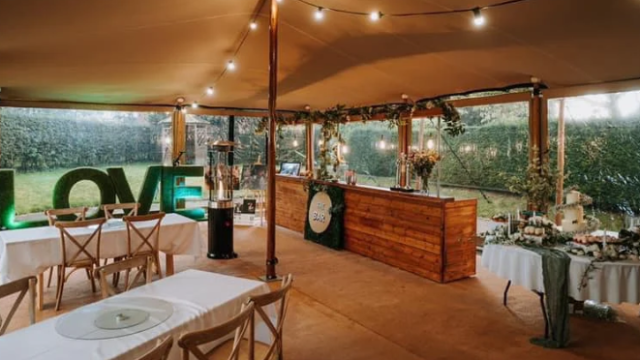 Kudu Events Chelford Macclesfield Cheshire Wedding Stretch Tent & Outdoor Prop Hire